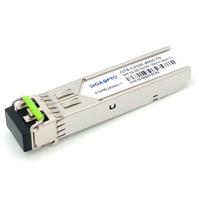 Singolo modulo di trasmettitore di 3G-SDI SFP CWDM 1270nm-1610nm 40KM SMF LC DDM non MSA