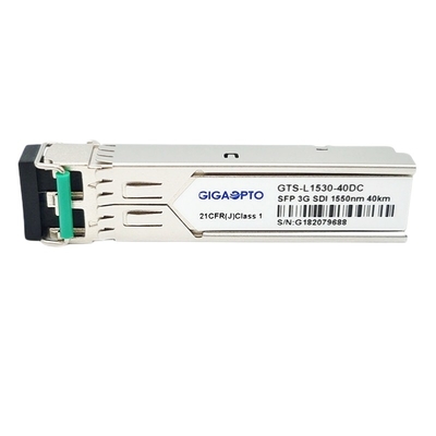 Modulo di ricevitore del trasmettitore ottico di SMPTE 3G-SDI SFP 1550nm 40km MSA DDMI
