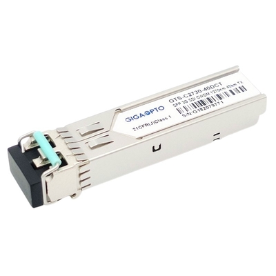video SFP singolo trasmettitore 1270nm 1610nm 40km SMF LC DDM MSA del ricetrasmettitore CWDM di 3Gbps SDI