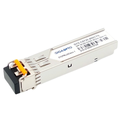 video SFP singolo trasmettitore non MSA 1270nm 1610nm 20km SMF LC DDM del ricetrasmettitore CWDM di 3Gbps DVI