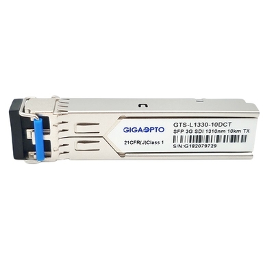 Video TX1310nm singoli DOM MSA del trasmettitore ottico 10km LC di deviazione standard SDI 3G SDI SFP per la deviazione standard HD 3G SDI