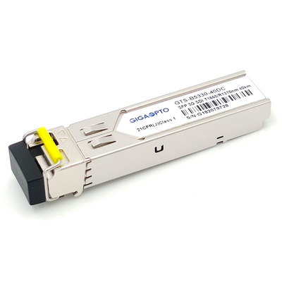 modulo di ricevitore del trasmettitore di 3Gbps MSA SMPTE SFP BiDi TX1550nm RX1310nm 40km per SD/HD/3G-SDI LC SMF DDM