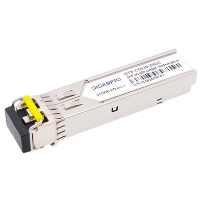 il video CWDM SFP modulo 1270~1610nm del ricetrasmettitore di 3G lo SDI HD incanala il Pin-Fuori dei DOM MSA di 20KM LC