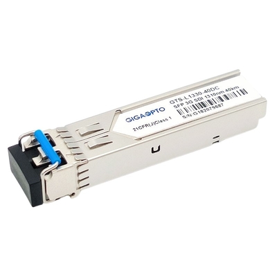 DOM doppi del ricetrasmettitore 1310nm 40KM DFB PIN Optical Transmitter Receiver Modules LC di deviazione standard HD 3G SDI SFP di MSA 3G