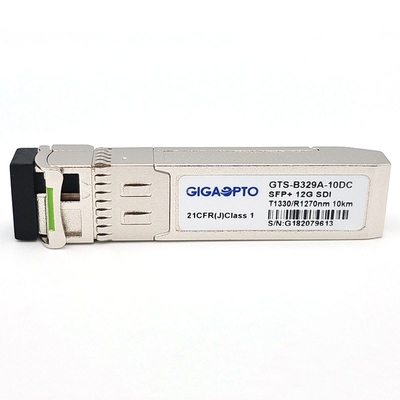 video SFP ricetrasmettitore ottico di BiDi 13T 12R SMPTE del ricetrasmettitore di 12G UHD SDI