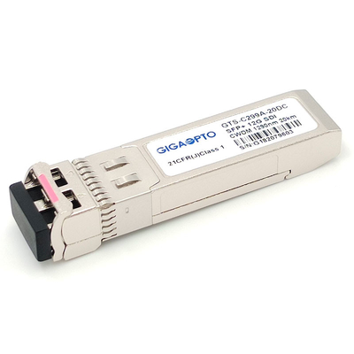 video fibra duplex ottica MSA di singolo modo del ricetrasmettitore 1270~1450nm 20KM LC di 12G SDI CWDM Digital