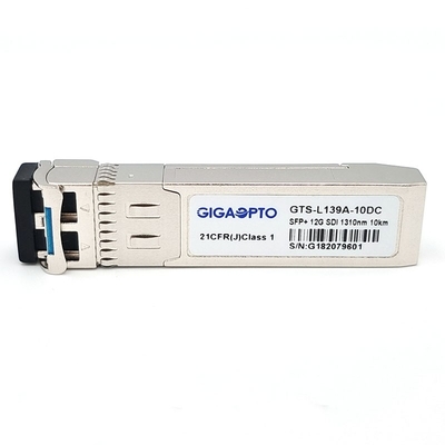 modulo patologico HD/SD-SDI del ricetrasmettitore del modello 1310nm 10km DDM SFP+ LC SMF MSA del video di 12G SDI SMPTE