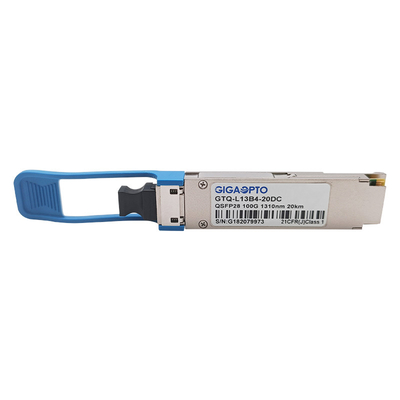 modulo ottico del ricetrasmettitore di 100G eLR4 20km 4WDM QSFP28 con CDR doppi