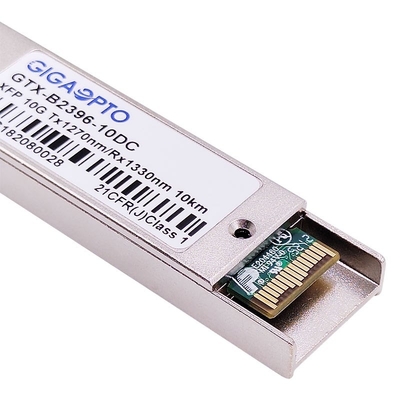 Ricetrasmettitore ottico bidirezionale 1270nm di 10GBASE-BX XFP/DOM di 1330nm 10km LC