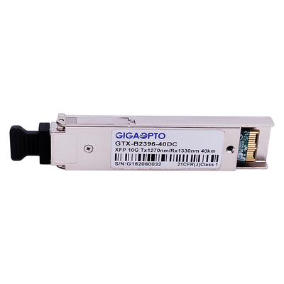 Modulo 1270nm/1330nm 40km del ricetrasmettitore della fibra di WDM dei DOM 10Gbps XFP