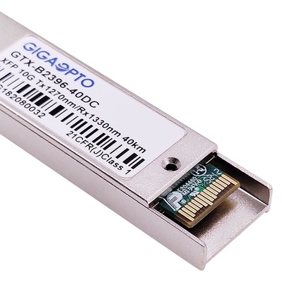 Modulo 1270nm/1330nm 40km del ricetrasmettitore della fibra di WDM dei DOM 10Gbps XFP