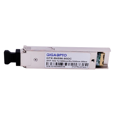 10Gbps DOM bidirezionali del modulo 1490nm 1550nm 80km del ricetrasmettitore della fibra dello ZR di WDM XFP