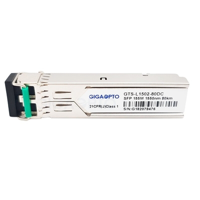Ricetrasmettitore 155Mbps 80km dei DOM 1550nm Cisco SFP di LC per SMF GLC-FE-100ZX