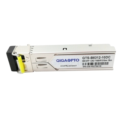 Modulo 10km del ricetrasmettitore di TX1550nm RX1310nm Cisco 1000BASE-BX SFP per SMF GLC-BX-10D