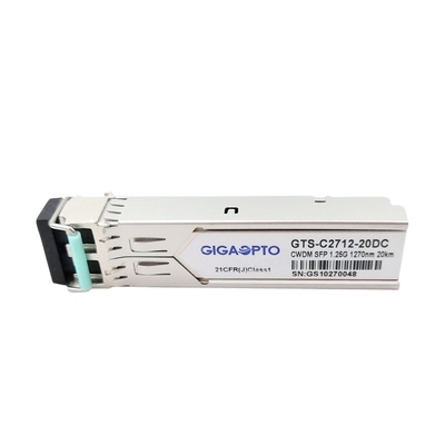 ricetrasmettitore SMF 20km di 1270-1610nm 1000BASE-CWDM SFP per Cisco CWDM-SFP-xxxx-20