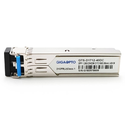 100GHz C17-C61 1000BASE-DWDM SFP 40km SMF per Cisco DWDM-SFP-xxxx-40