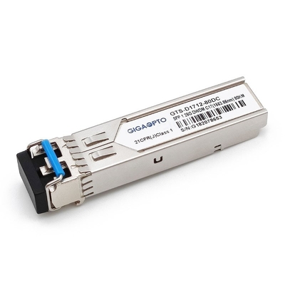 ricetrasmettitore compatibile 80km di 100GHz Cisco DWDM-SFP 1G DWDM SFP ZX
