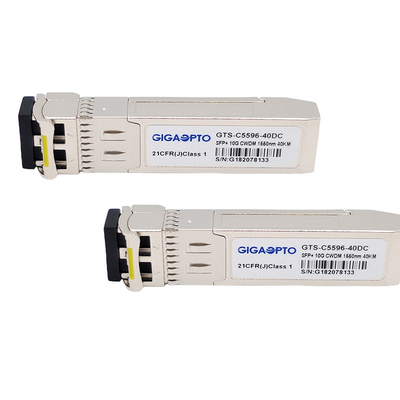 ricetrasmettitore 15dB SMF della fibra di 1270-1610nm CWDM 10Gbps SFP+ per HPE CWDM-SFP10G-xxxx