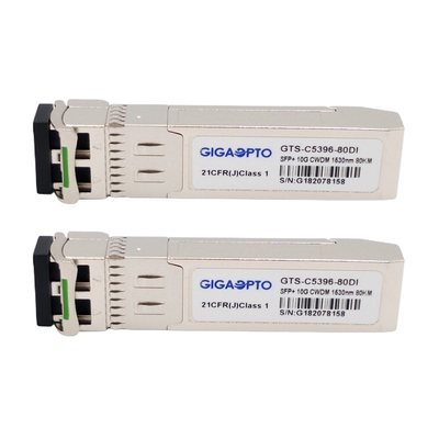 Ricetrasmettitore 80km della fibra di CWDM 1530nm Cisco per SMF CWDM-SFP10G-xx