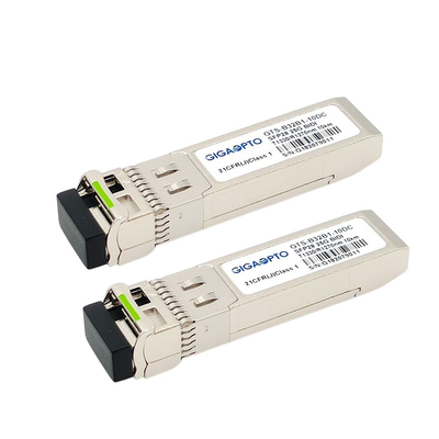 DOM ottici semplici del modulo del ricetrasmettitore di SFP28 25GBASE TX-1330nm RX-1270nm 10km LC SMF
