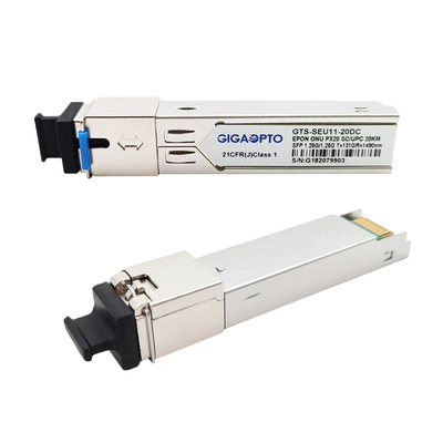 1000BASE-PX20 modulo EPON ONU SFP dello Sc del ricetrasmettitore 20km per FTTX