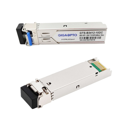 Ethernet compatibile TX1310nm RX1490nm 10km SMF di Cisco GLC-BX-U SFP BiDi 1.25G