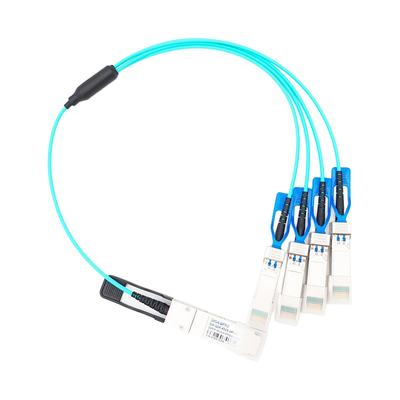 100G QSFP28 al cavo ottico attivo AOC di 4x25G SFP28 per Cisco QSFP-4SFP25G-AOC