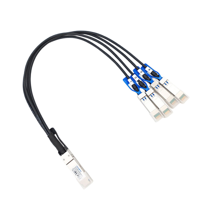 100G QSFP28 al cavo di rame diretto dell'attaccatura di 4x25G SFP28 per Cisco QSFP-4SFP25G-CU