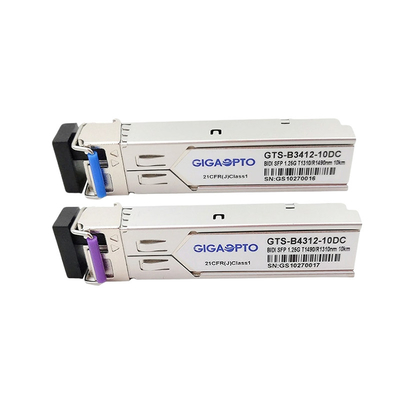Ricetrasmettitore Tx1310nm Rx1490nm 10km SMF LC di WDM di 1000BASE-BX SFP per HP JD098B
