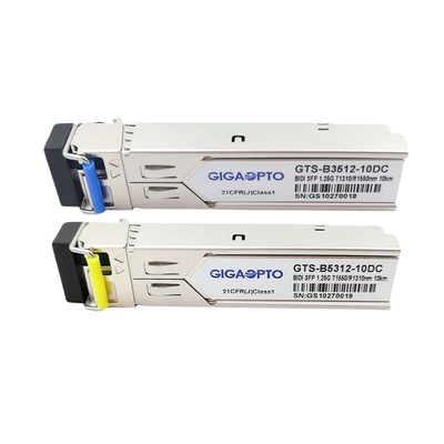 1000BASE modulo del ricetrasmettitore 10km di WDM BIDI T1310nm R1550nm per HP SFP-1G-BXD-10