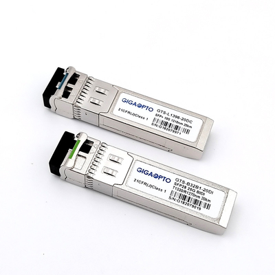 Trasmettitore ottico 10G SFP+ con ricevitore PIN/APD Consumo di energia 1,5 W