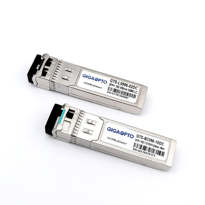 10G DDM/DOM Transceiver compatibili CISCO 850nm/1310nm/1550nm Lunghezza d'onda