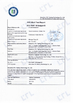 La CINA Shenzhen Gigaopto Technology Co., Ltd. Certificazioni